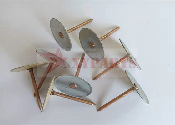 Insulation Accessories Beveled Cupped Head Weld Pins For Duct Liner